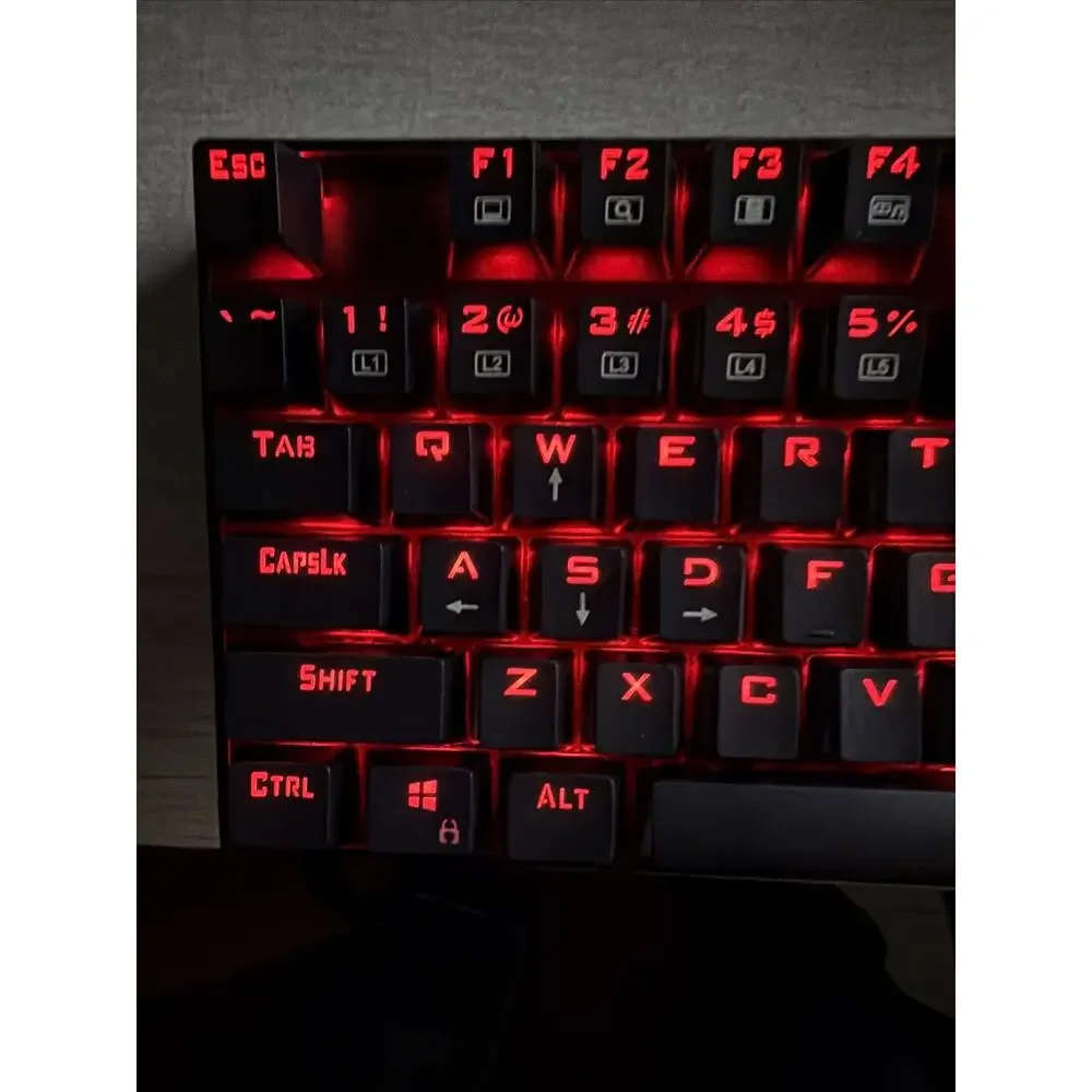 Redragon Vara K551-2 Mechanical Wired USB Illuminated Keyboard English Black